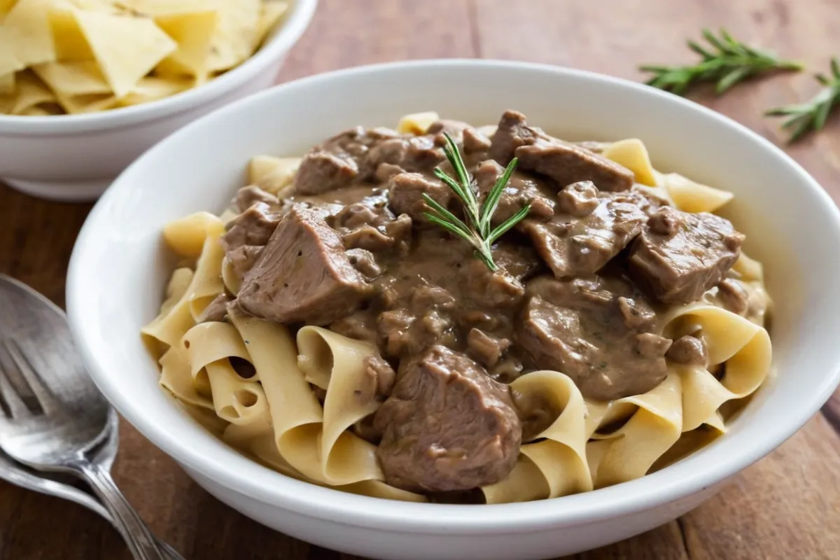 Easy Beef Stroganoff Slow Cooker Recipe Rosemary